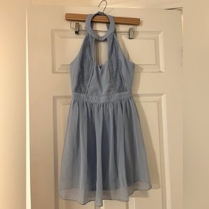 ASOS Design Mini Dress Size US 4 Petite in Baby Blue
